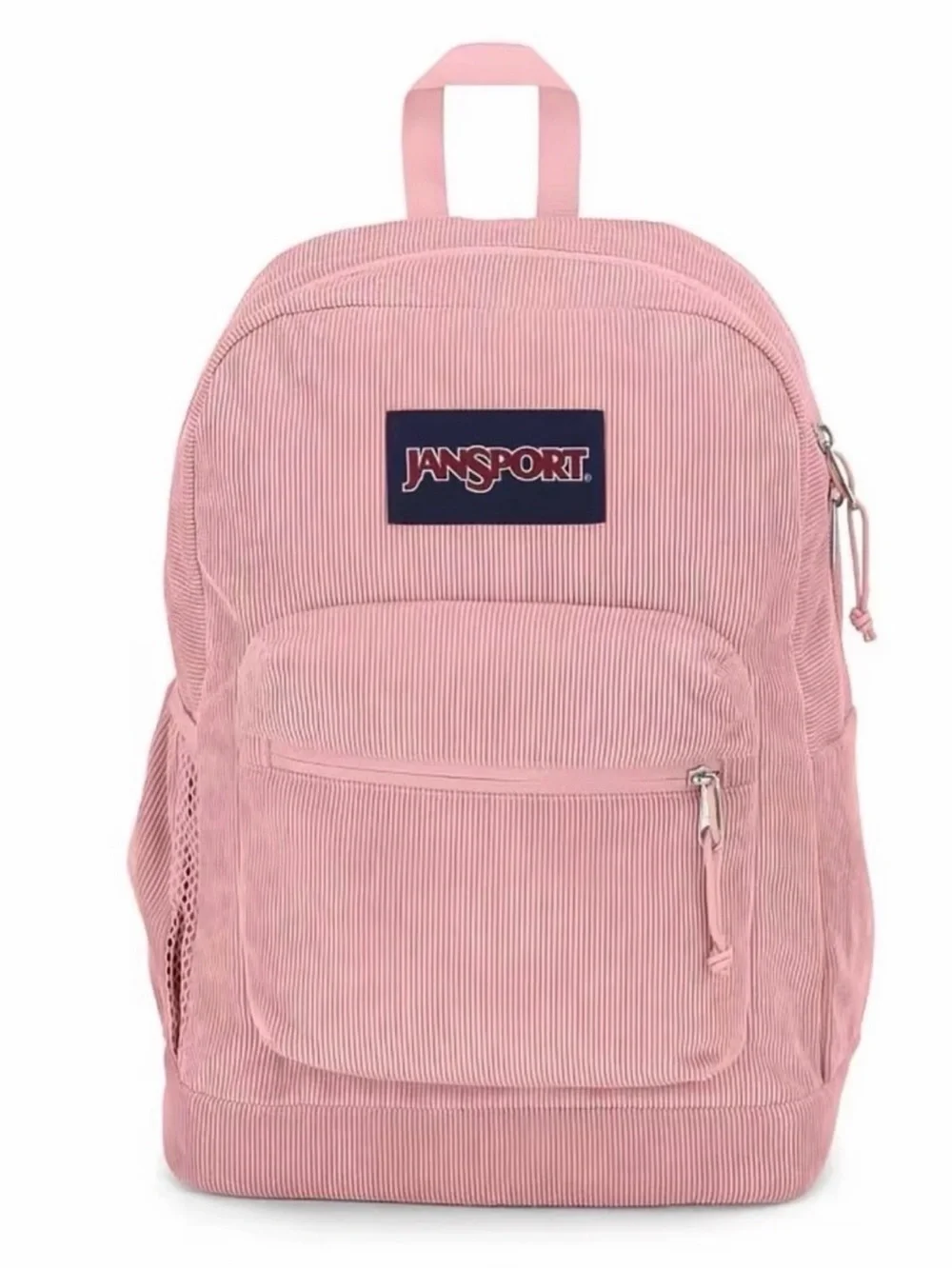 JanSport Pink Corduroy Backpack